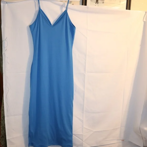 SNDYS REVOLVE Georgie Dress in Marlin Blue Size XL Stretch Sexy - Picture 6 of 13